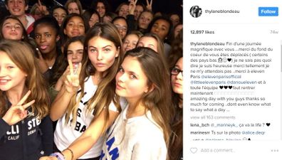 Prettiest girl on Earth Thylane Blondeau poses for Instagram photo