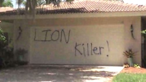 Vandals attack luxury Florida home of Cecil the lion's killer