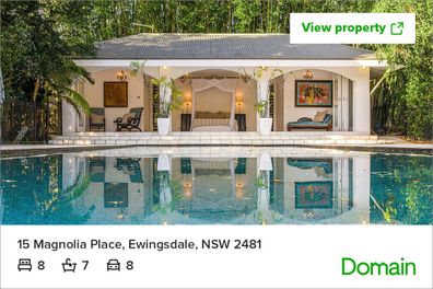 NSW palace style luxury pool guest house Domain