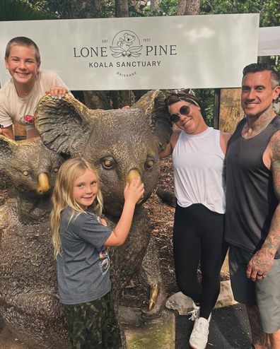 Willow Hart, Jameson Hart, Pink, Carey Hart in Australia