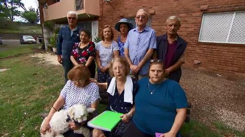 A group of elderly public housing residents are angry after their gardens were destroyed.