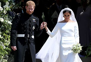 Where was Prince Harry and Meghan Markle's wedding ceremony held?