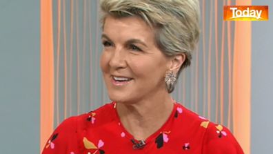 Julie Bishop said focus needs to be placed on people, not politics. 