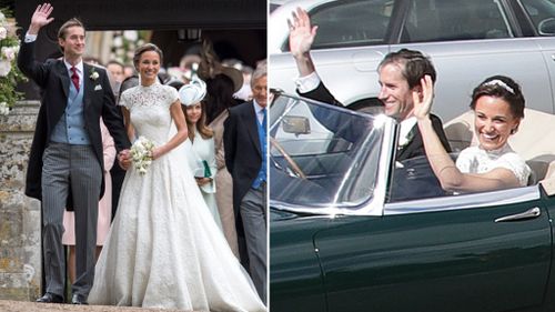 Pippa Middleton, 33, and financier James Matthews, 41, married at St Mark's Church in Englefield. (AAP)