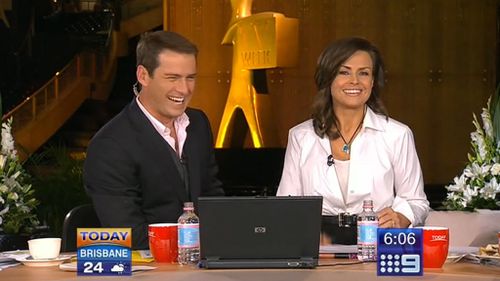 Karl Stefanovic with TODAY co-host Lisa Wilkinson. (9NEWS)