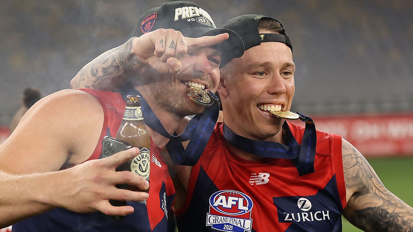 Demons brawl an example of 'automatic divide' after premiership, says Jordan Lewis