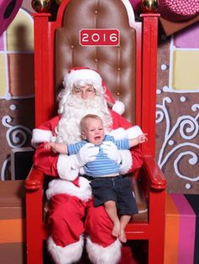 Santa photo fail from Georgie Horner