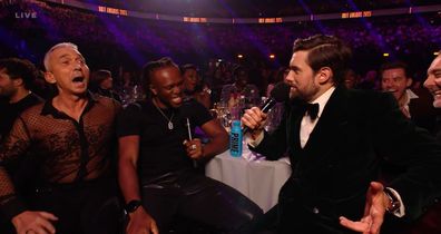 Jack Whitehall roasts KSI during the BRIT Awards 2025