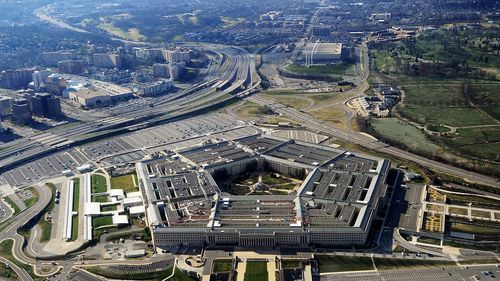 Pentagon was locked down  due to a "shooting event" that happened outside the building on a bus platform.