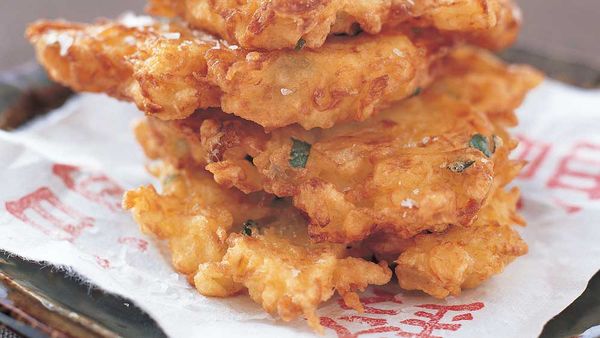 Jane Lawson's daikon fritters