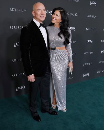 Jeff Bezos with girlfriend Lauren Sanchez at LACMA red carpet