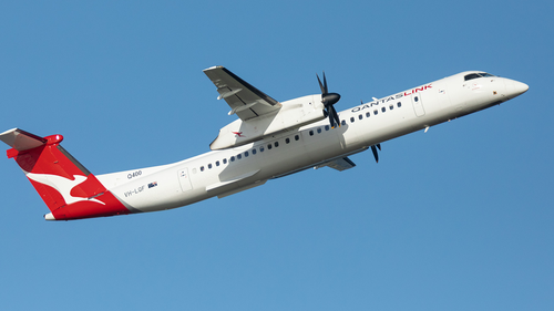 Qantas Dash-8 private charter flight