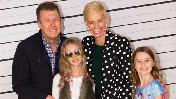 Modern family: Peter loves walking his two daughters to school every day and chatting to them about anything and everything. Image: Getty