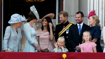 Trooping the Colour: Kate Middleton and Meghan Markle's sweet moment<span style="white-space:pre;">			</span>