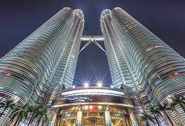 Where are the Petronas Towers, the world's tallest twin towers?