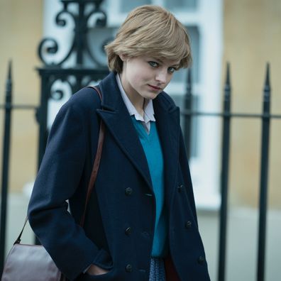 Emma Corrin as Lady Diana Spencer as seen on Netflix's The Crown Season 4. 