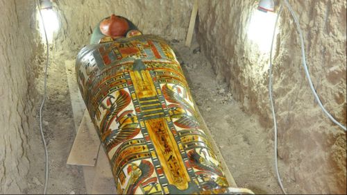 Millennia-old mummy found 'in very good condition' in Egypt tomb