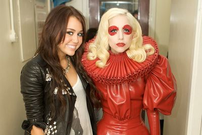 Gaga stands up for Miley as another strong female singer doing her own thing. '[Pop music] is here to make you smile and make you happy,' Gag told <i>The Sun</i>. 'Especially in America, there is an excessive dragging of female artists, and I don't want to contribute to that.'<br/><br/>Image: Splash