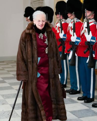 Queen Margrethe II at New Year at Christiansborg Palace