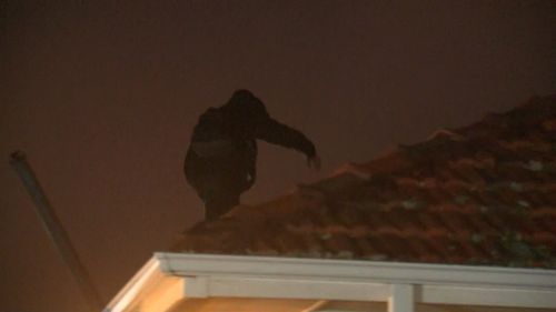 A man has been arrested after a rooftop siege.