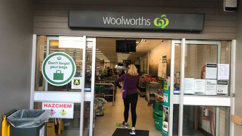 The Woolworths supermarket in Balmain, Sydney.