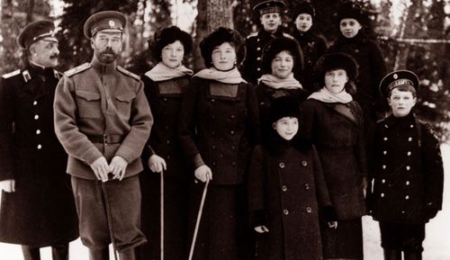 Tsar Nicholas II from the Russian Royal Family. around the time of his abdication. 