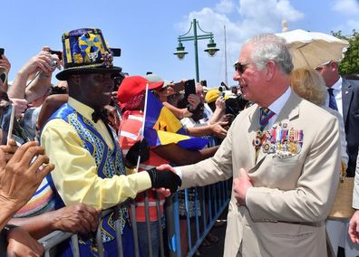 Prince Charles in Barbados in 2019