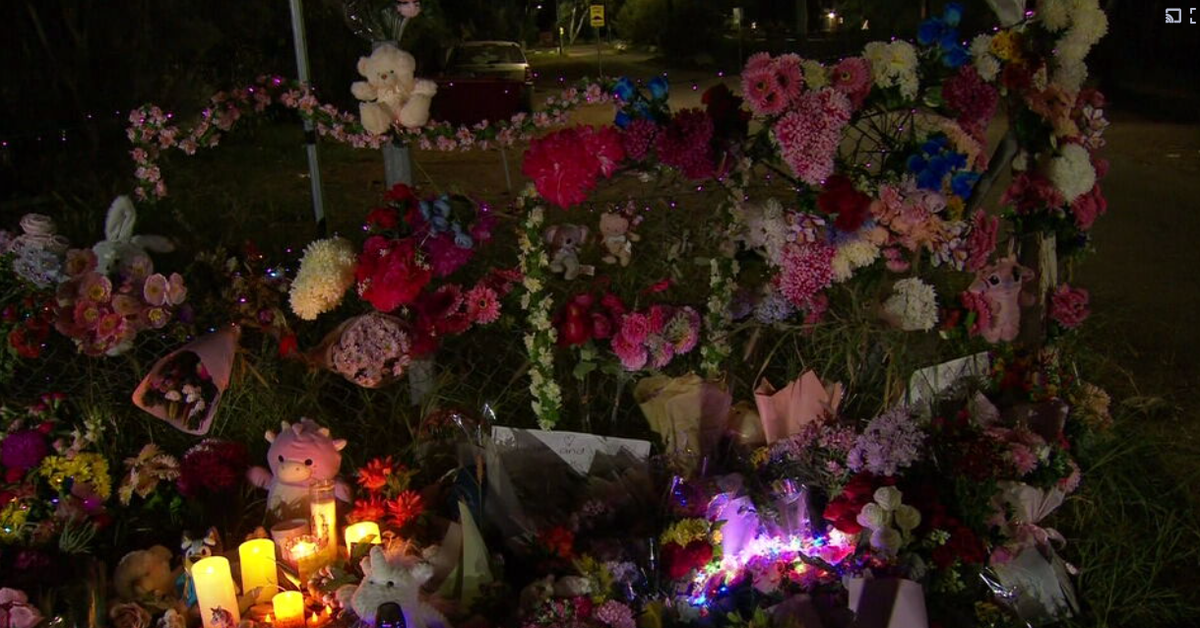 Floral tributes grow as Alice Springs mourns five-year-old girl