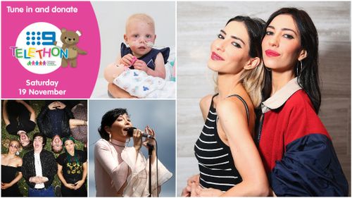 The Veronicas, Sheppard and Dami Im will all perform as part of tonight's Channel Nine Telethon in Brisbane. (AAP/9NEWS)