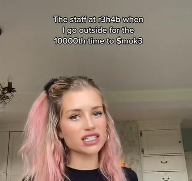 Lottie Moss TikTok video