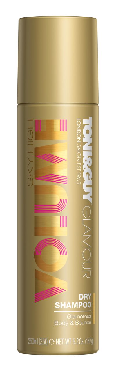 <a href="https://www.priceline.com.au/toni-guy-glamour-sky-high-dry-shampoo-250-ml" target="_blank">Toni &amp; Guy</a> Glamour Sky High Volume Dry Shampoo, $15.99.
