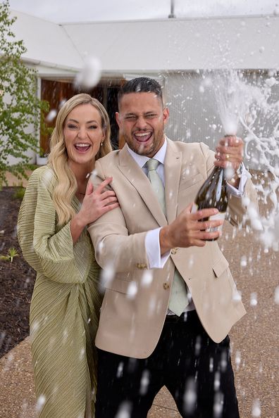 Britt and Taz react to winning The Block 2025