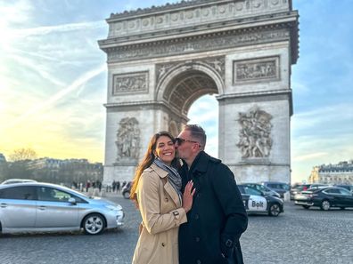 Stephanie Rice on Honeymoon di Paris