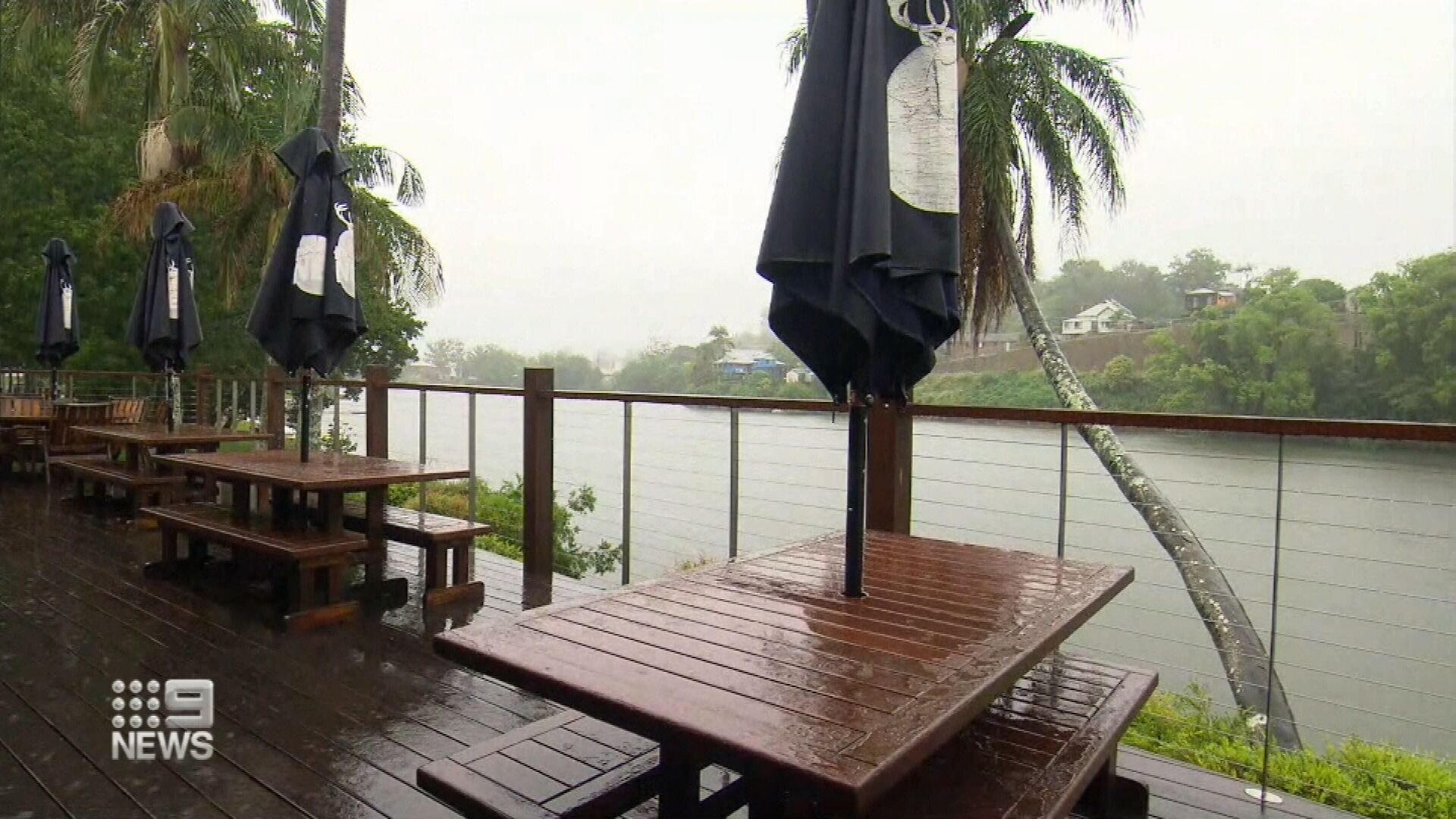 Flood warnings issued as locals rejoice in heavy falls - 9News