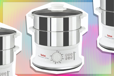 9PR: Tefal Convenient Series Stainless Steel Food Steamer, White