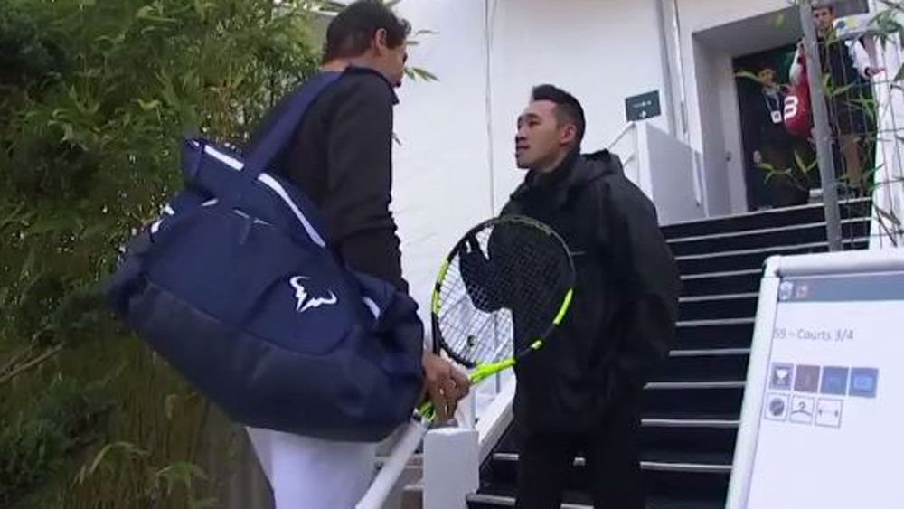 Paris Masters overzealous security guard doesn't recognise Rafael Nadal