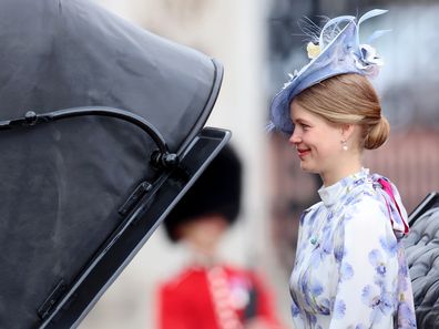  Lady Louise Windsor during Trooping the Colour at Buckingham Palace on June 15, 2024 in London, England. Trooping the Colour is a ceremonial parade celebrating the official birthday of the British Monarch. 