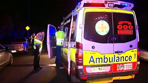 Emergency services were called to the Gilston scene last night. (9NEWS)