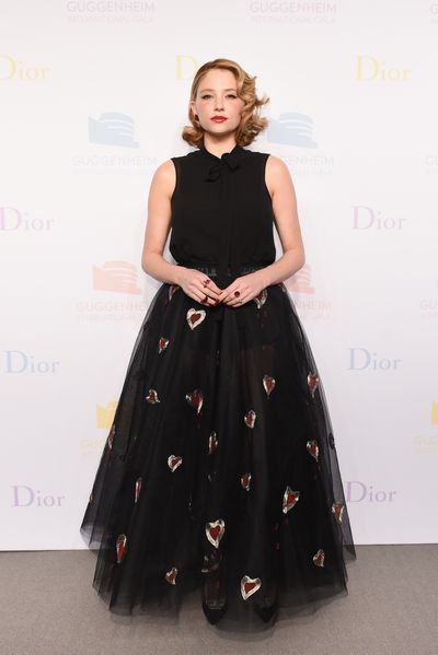 Haley Bennett at the Guggenheim International Gala supported by Dior on November 17, 2016.