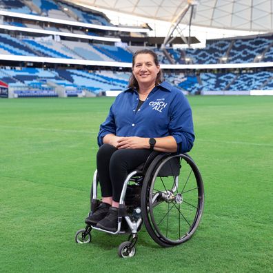 Former paralympian Louise Sauvage OAM is now a prolific coach.