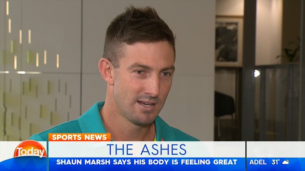 TODAY: Marsh ready for The Ashes