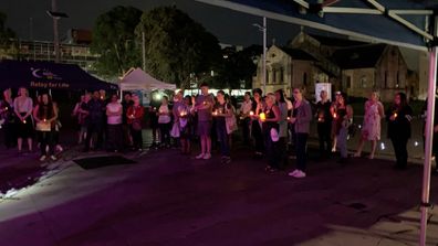 A small but solemn crowd gathered outside of Parramatta Town Hall.