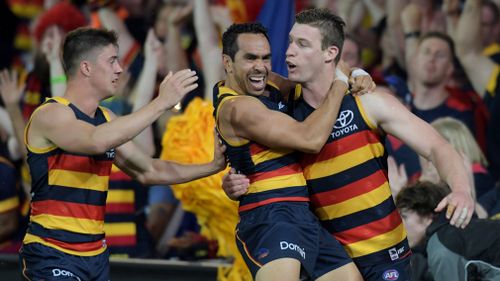 The Crows thumped Geelong in Friday night's preliminary final. (AAP)