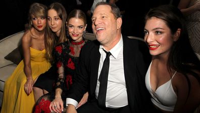 Recording artist Taylor Swift, musician Este Haim, actress Jaime King, producer Harvey Weinstein and recording artist Lorde attend The Weinstein Company & Netflix's 2015 Golden Globes After Party.