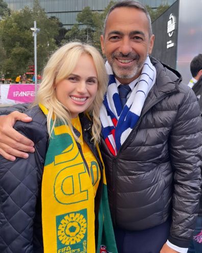 Rebel Wilson and Youri Djorkaeff