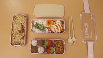 A multi layer bento box is great for keeping breakfast, lunch and snacks separate 