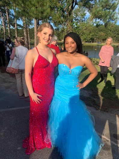 Brittany Walters and Nyla Covington.