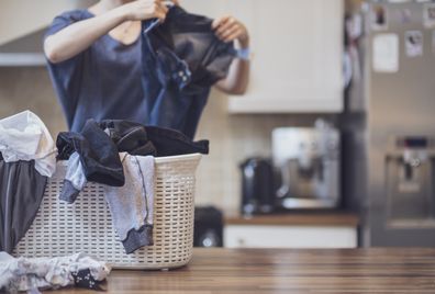 laundry mistake people make with black and dark clothing