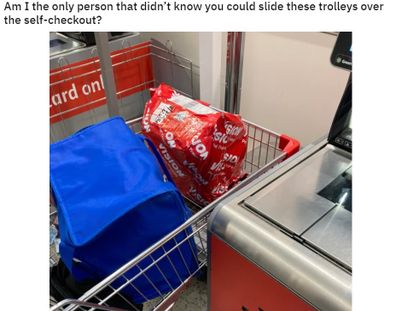 Coles trolley hack Reddit