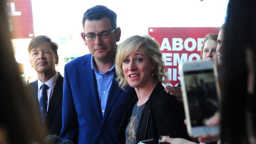 Daniel Andrews' wife Catherine is at the centre of an anti-corruption probe. (AAP)